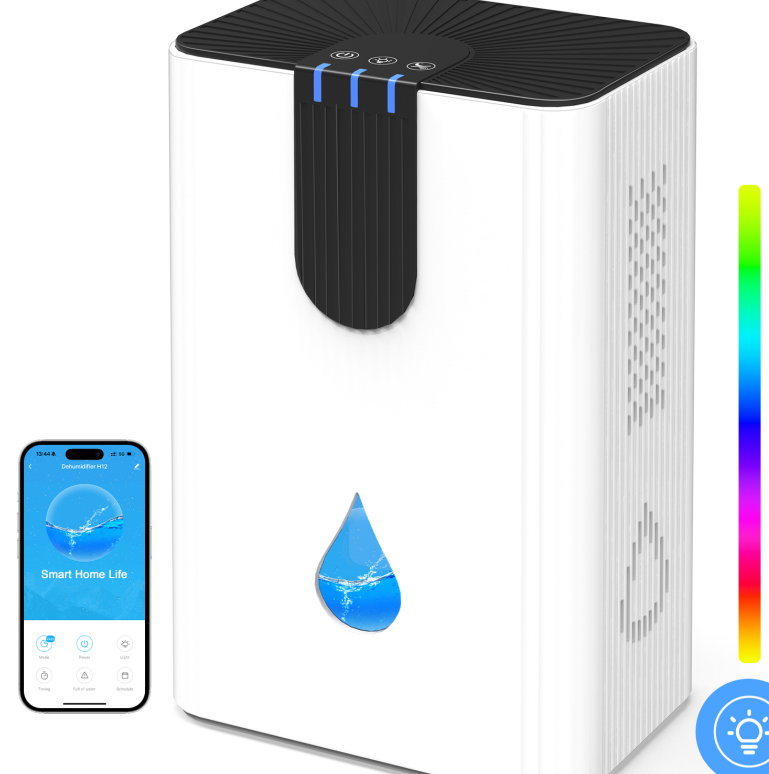 JOYSAILOR 95 OZ Dehumidifier, 850 sq.ft Small Dehumidifiers